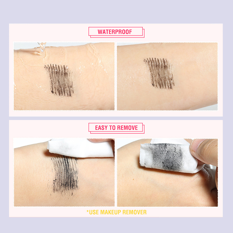 Curved Brush Waterproof Mascara – Long-Lasting Volume & Curl