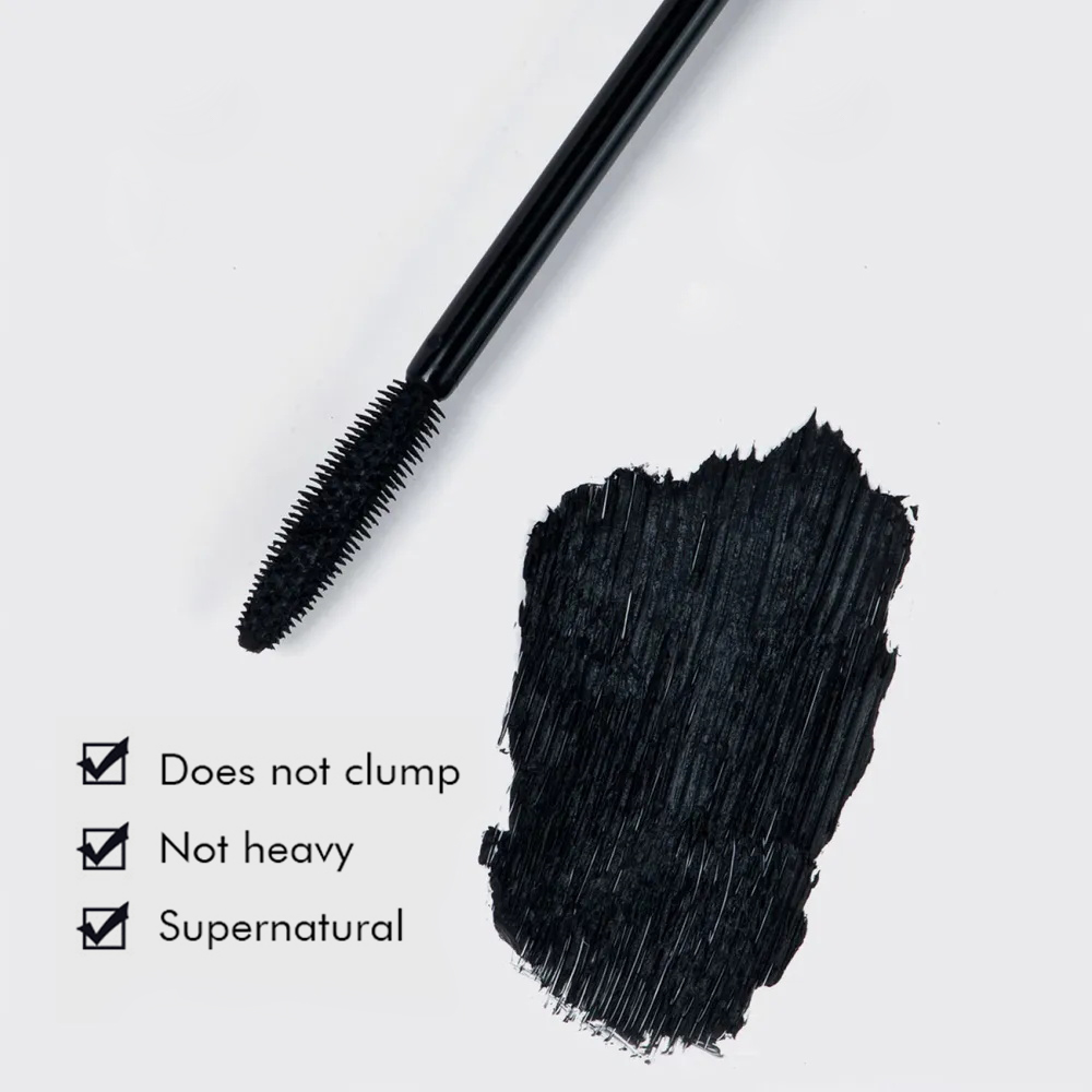 Black Mascara with Precision Lash Brush for Longer Fuller Eyelashes
