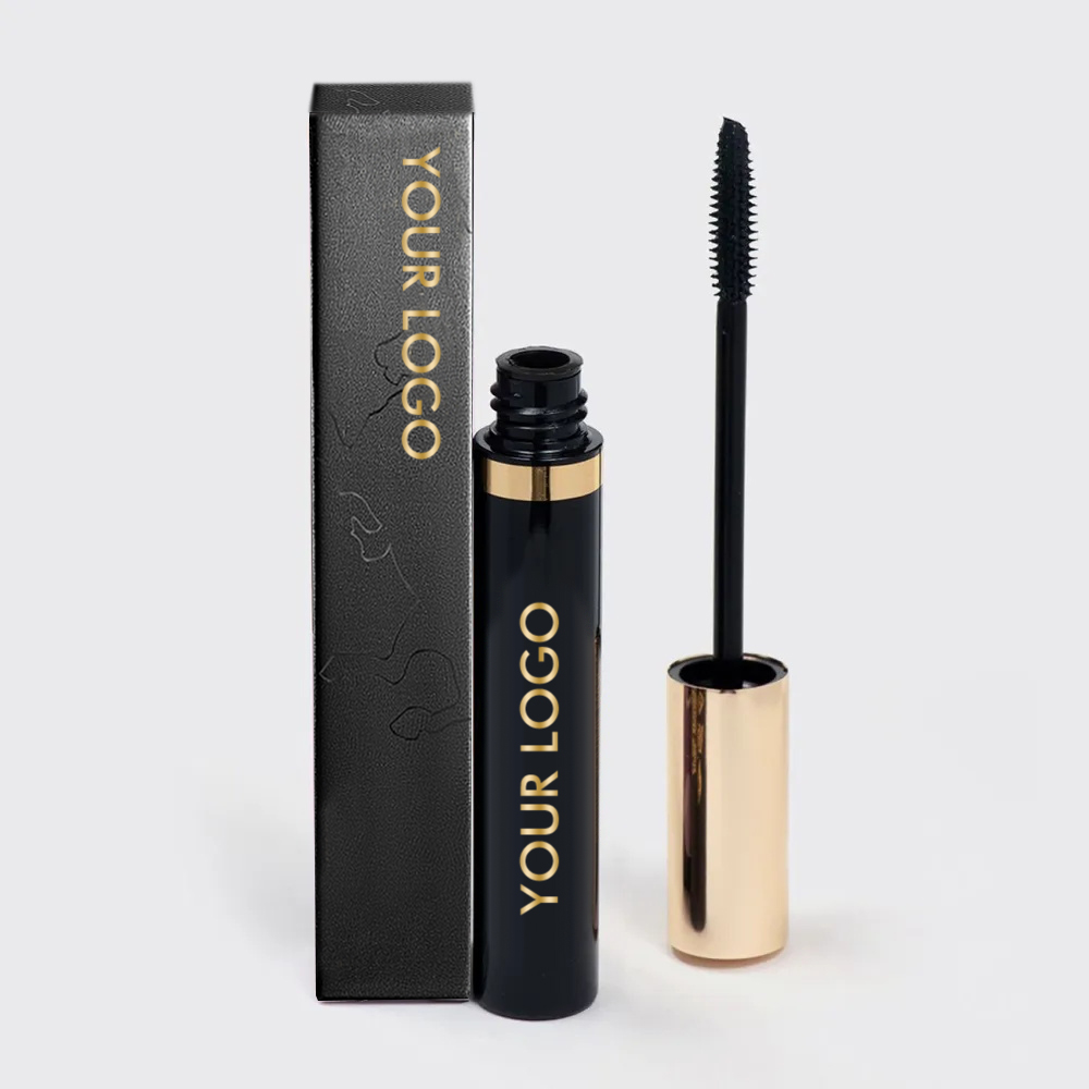 Black Mascara with Precision Lash Brush for Longer Fuller Eyelashes
