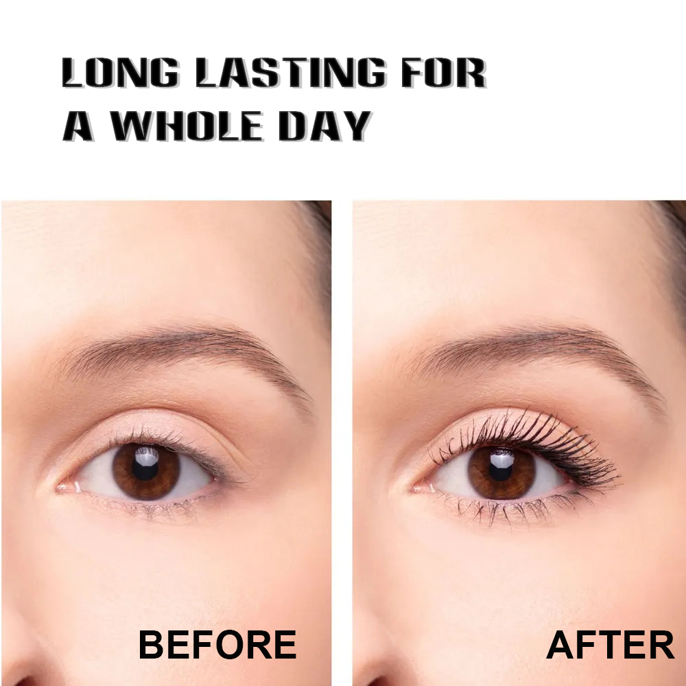 Volumizing Mascara with Tapered Silicone Brush for Fuller Defined Lashes