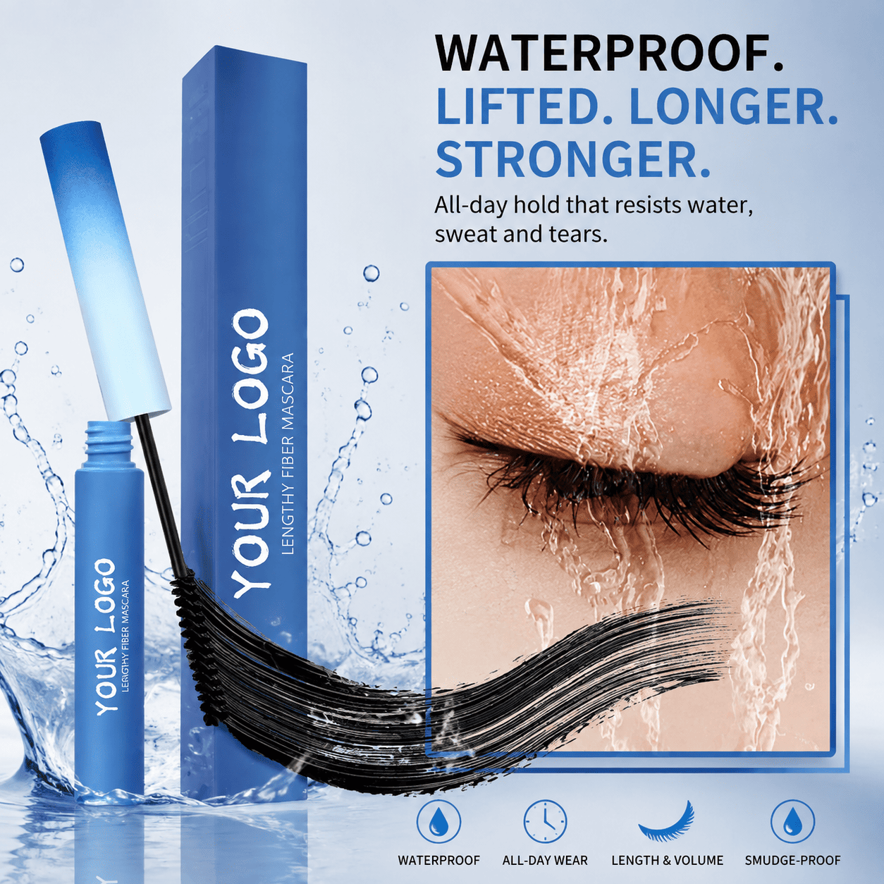 Lengthening Fiber Mascara – Waterproof Defined Natural Lashes
