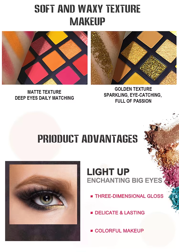 Halloween Eyeshadow Palette 8 Color Highly Pigmented Makeup Collection Halloween Eyeshadow Palette 8 Color Highly Pigmented Makeup Collection