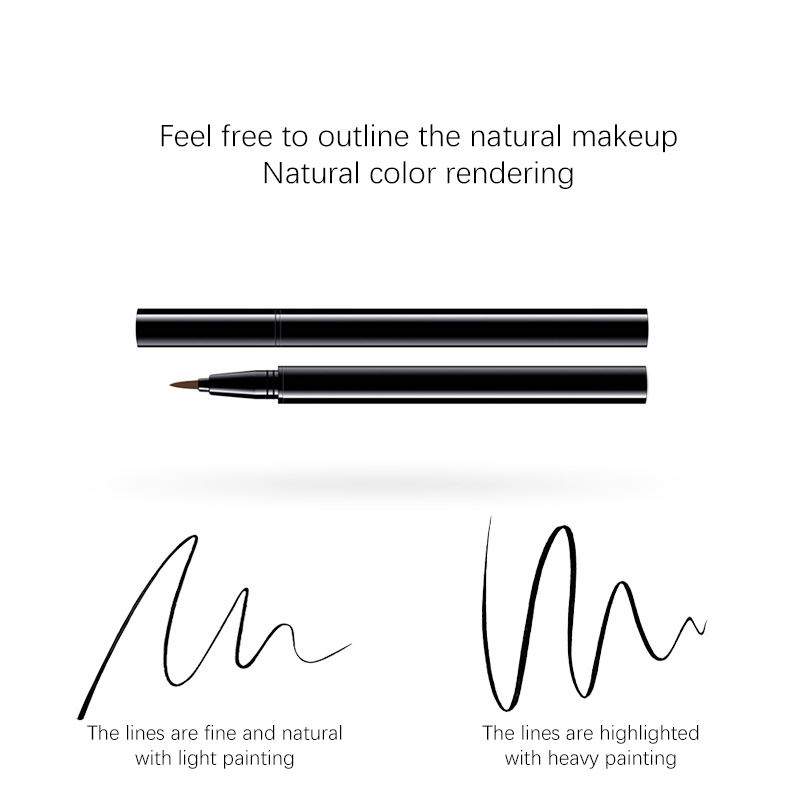 Waterproof Liquid Eyeliner Pen with Fine Tip for Precise Eye Makeup