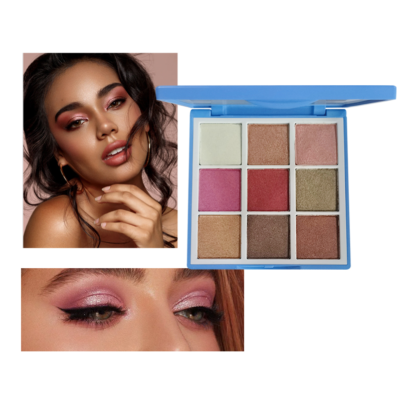9 Color Eyeshadow Palette – Shimmer Matte Eyeshadow Palette for Natural Glam Looks