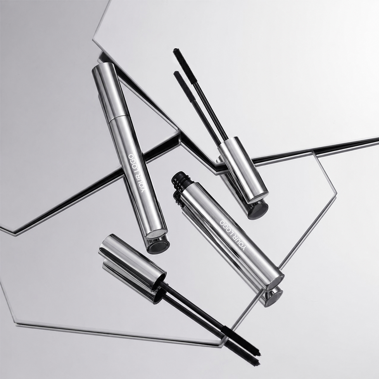 Lengthening Mascara & Silicone Brush Mascara – Defined Lash Extension Look