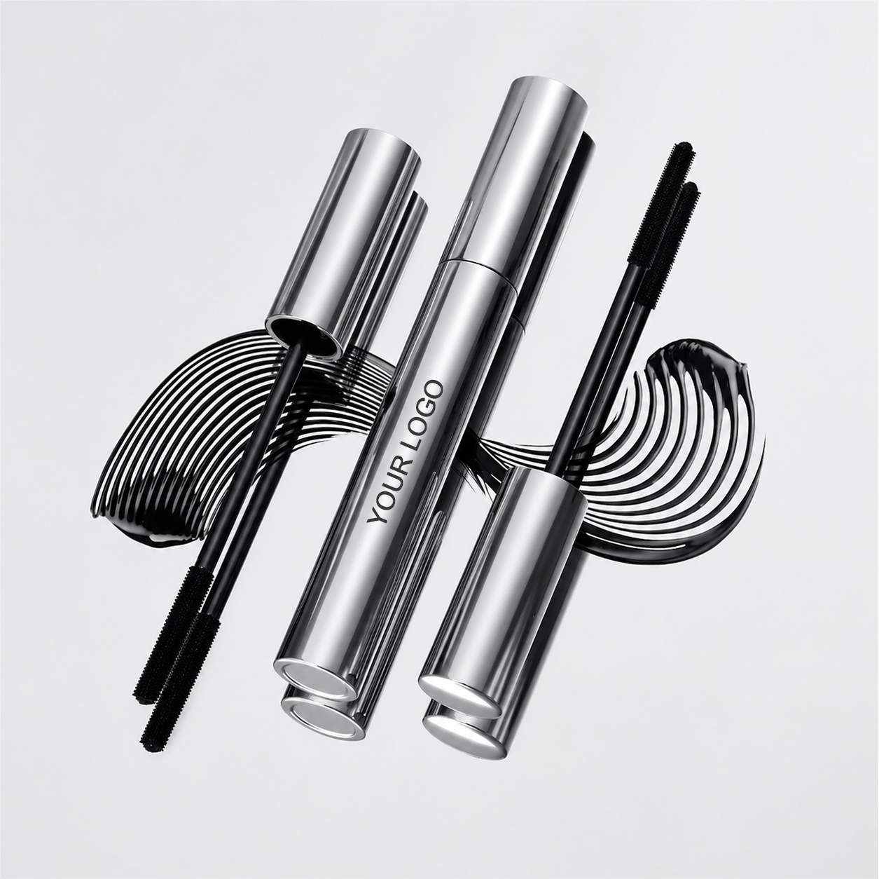 Lengthening Mascara & Silicone Brush Mascara – Defined Lash Extension Look