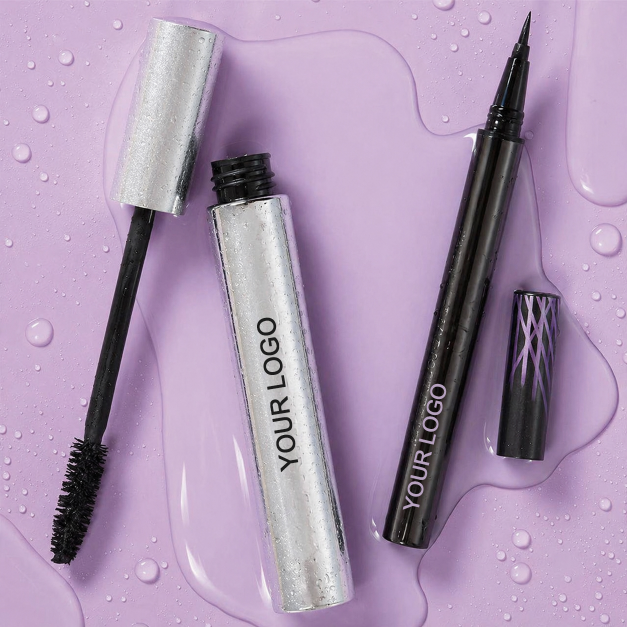 Waterproof Lengthening Mascara – Curling Volumizing Mascara for Defined Lashes