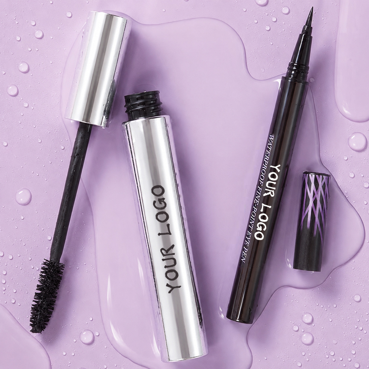 Silver Metallic Tube Long-Lasting Waterproof Mascara - Private Label Bulk Supply