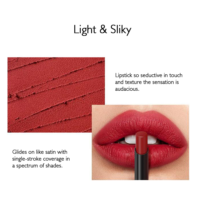 Velvet Matte Slim Lipstick – Long Lasting Creamy Matte Finish