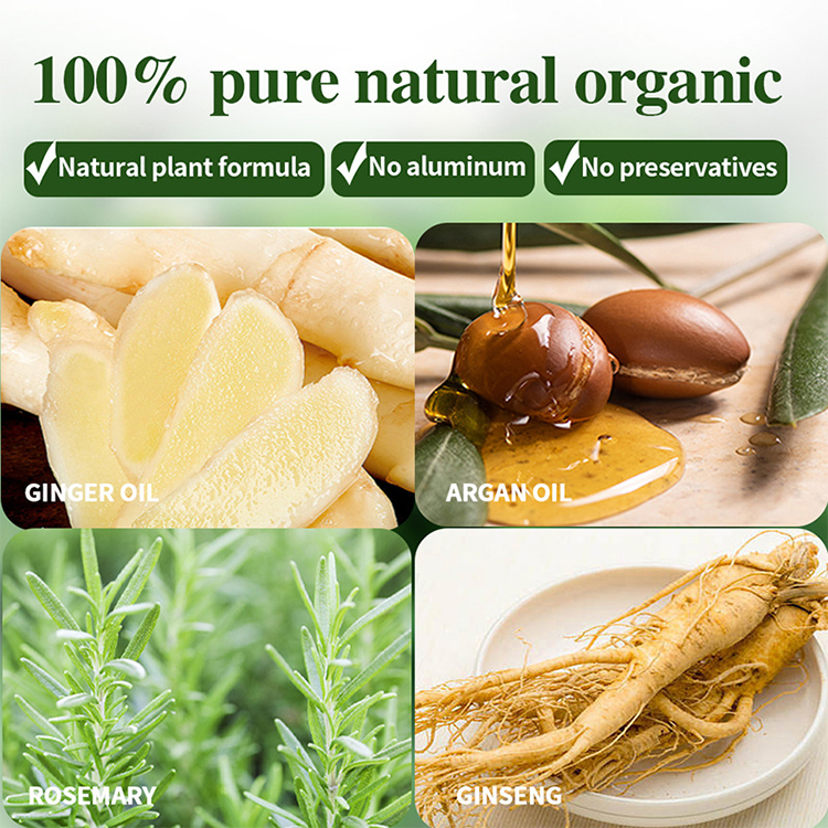 Turmeric Hair Growth Solution with Natural Plant Extracts for Men and Women