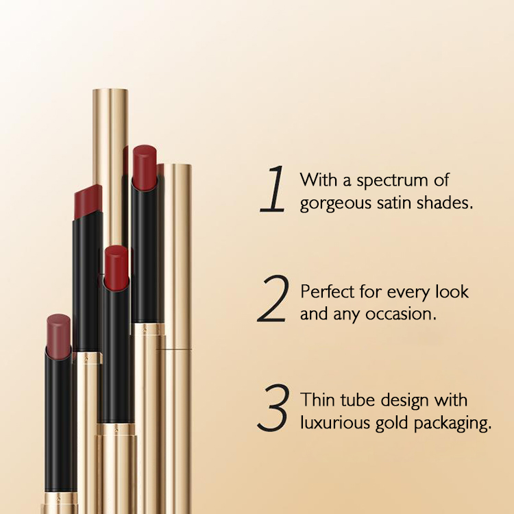 Velvet Matte Slim Lipstick – Long Lasting Creamy Matte Finish