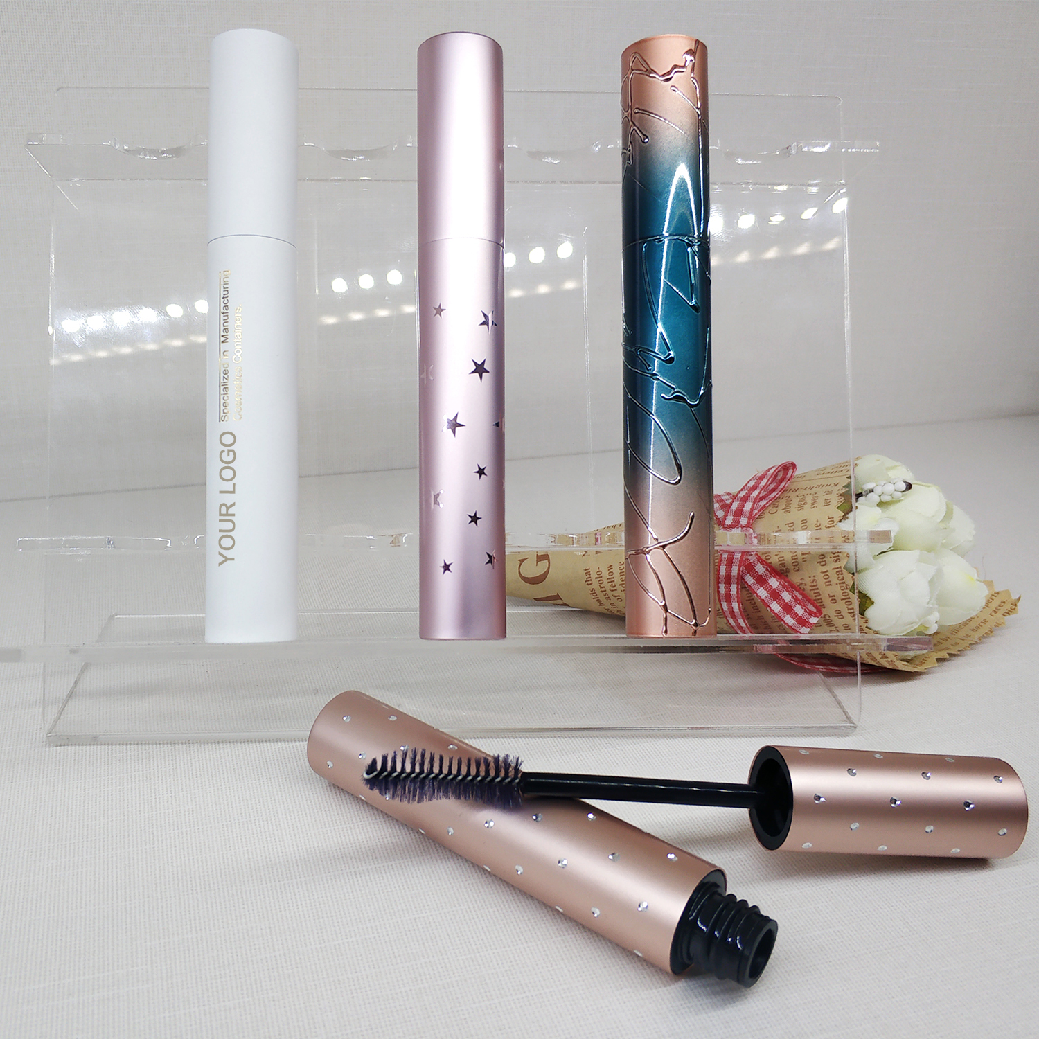 Private Label Waterproof Mascara – Volumizing, Lengthening & Curling Formula