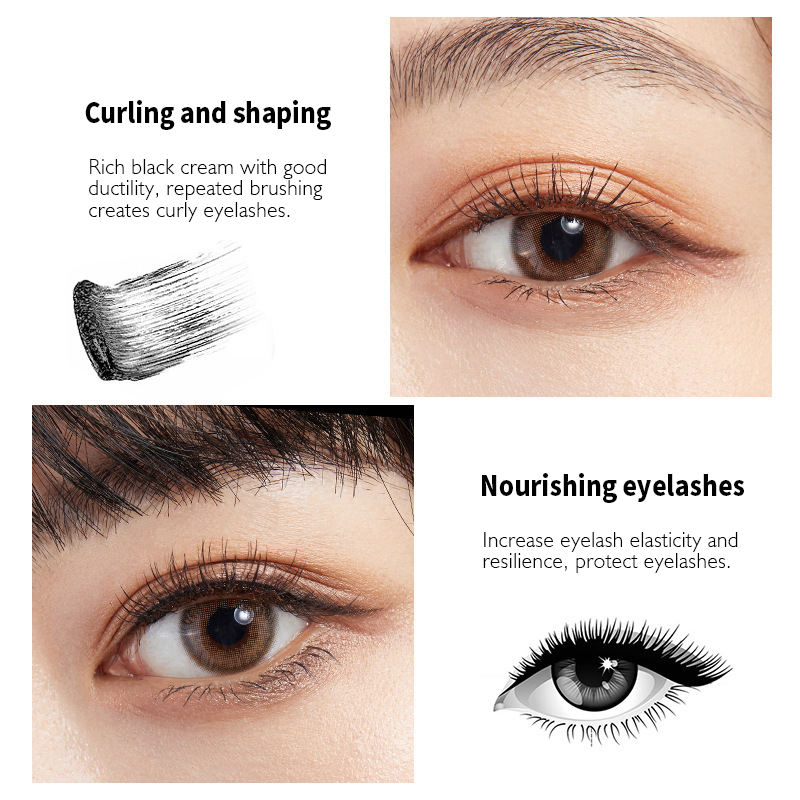 Volumizing Mascara with Lash Enhancing Brush for Fuller Bold Lashes