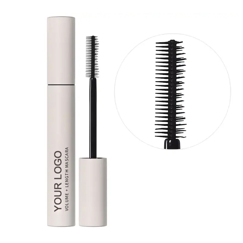Private Label Lengthening Mascara - Precision Silicone Brush
