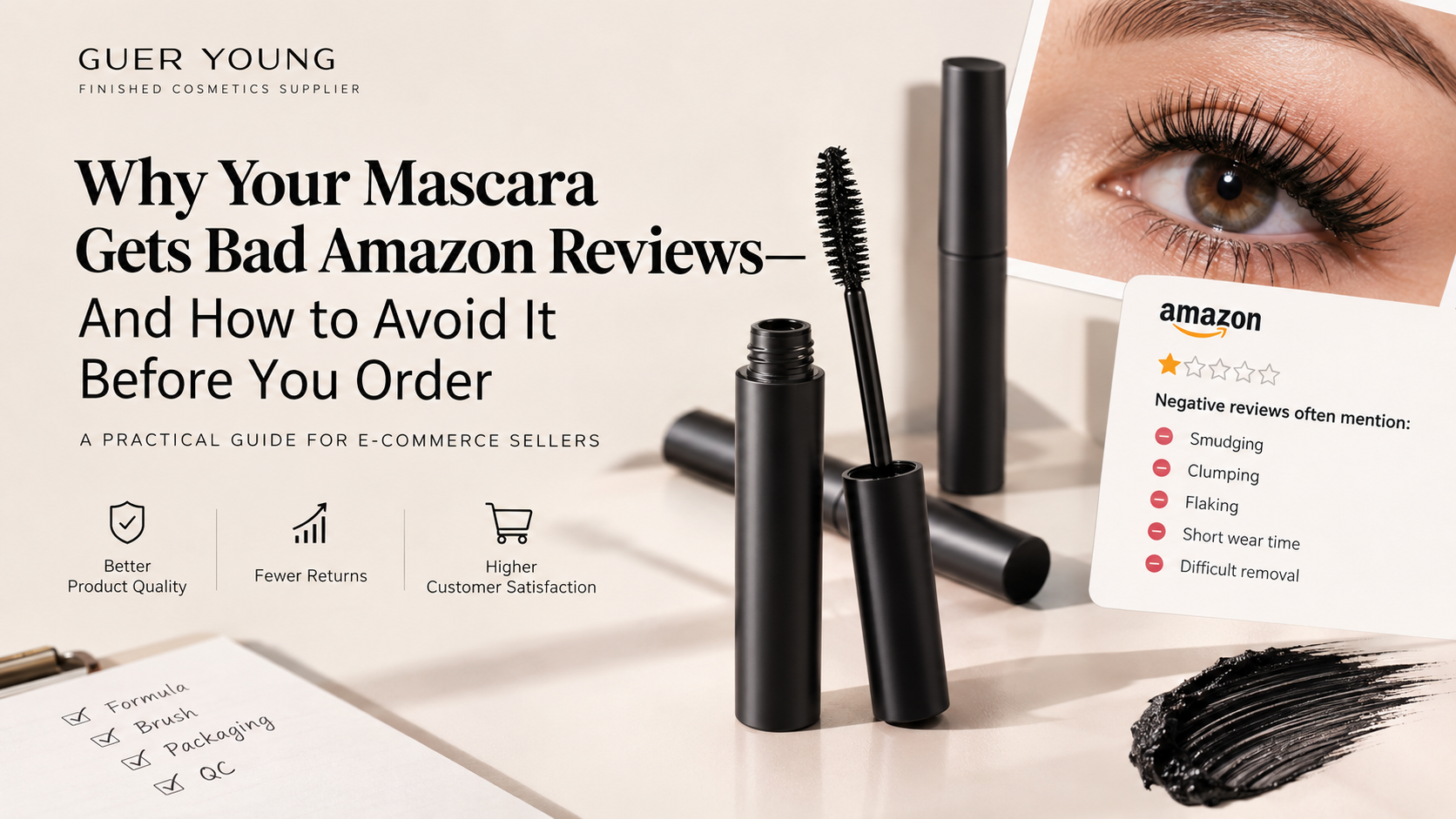 Why Your Mascara Gets Bad Amazon Reviews—and How to Avoid It Before You Order