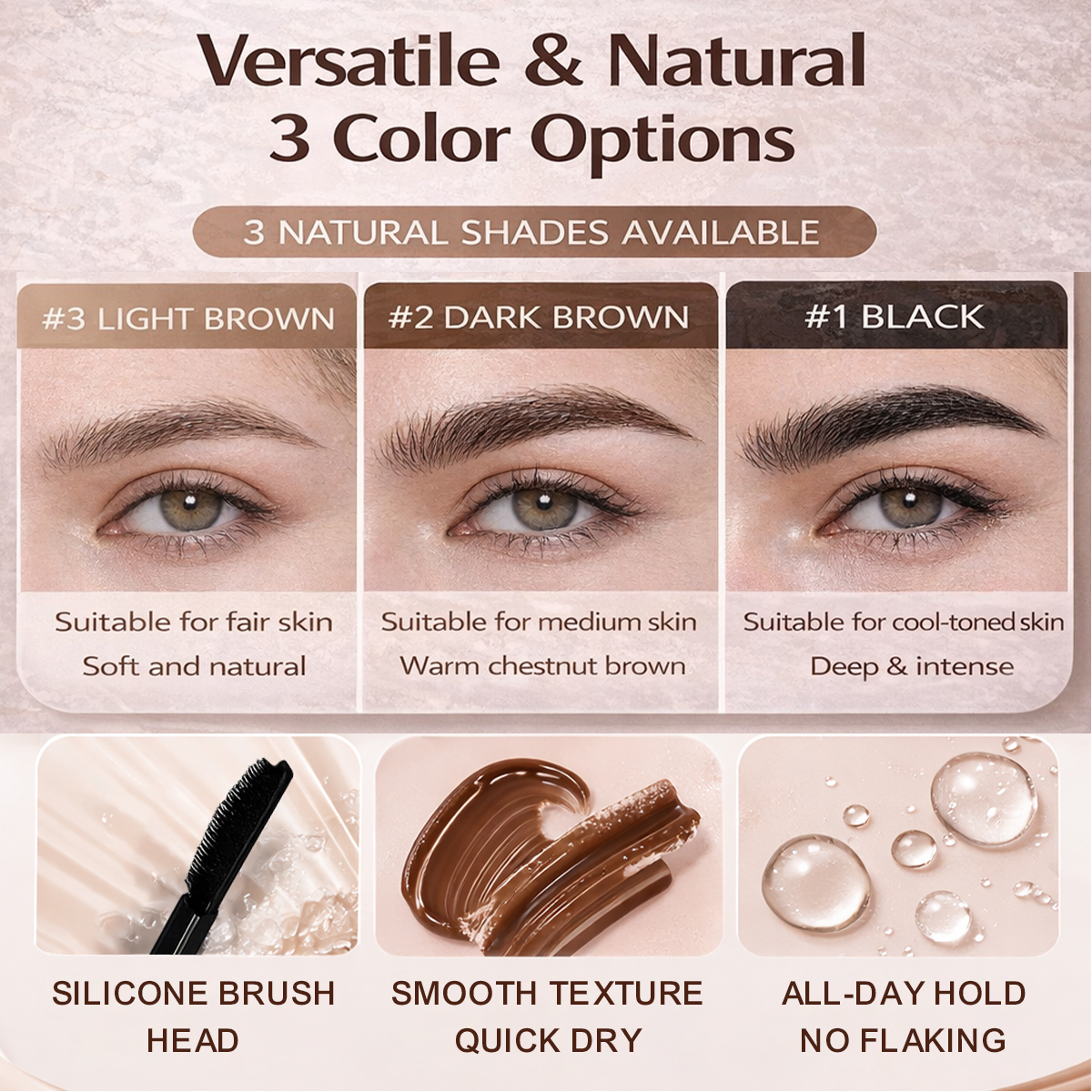 Private Label Tinted Eyebrow Gel OEM Manufacturer Waterproof Natural Brow Mascara