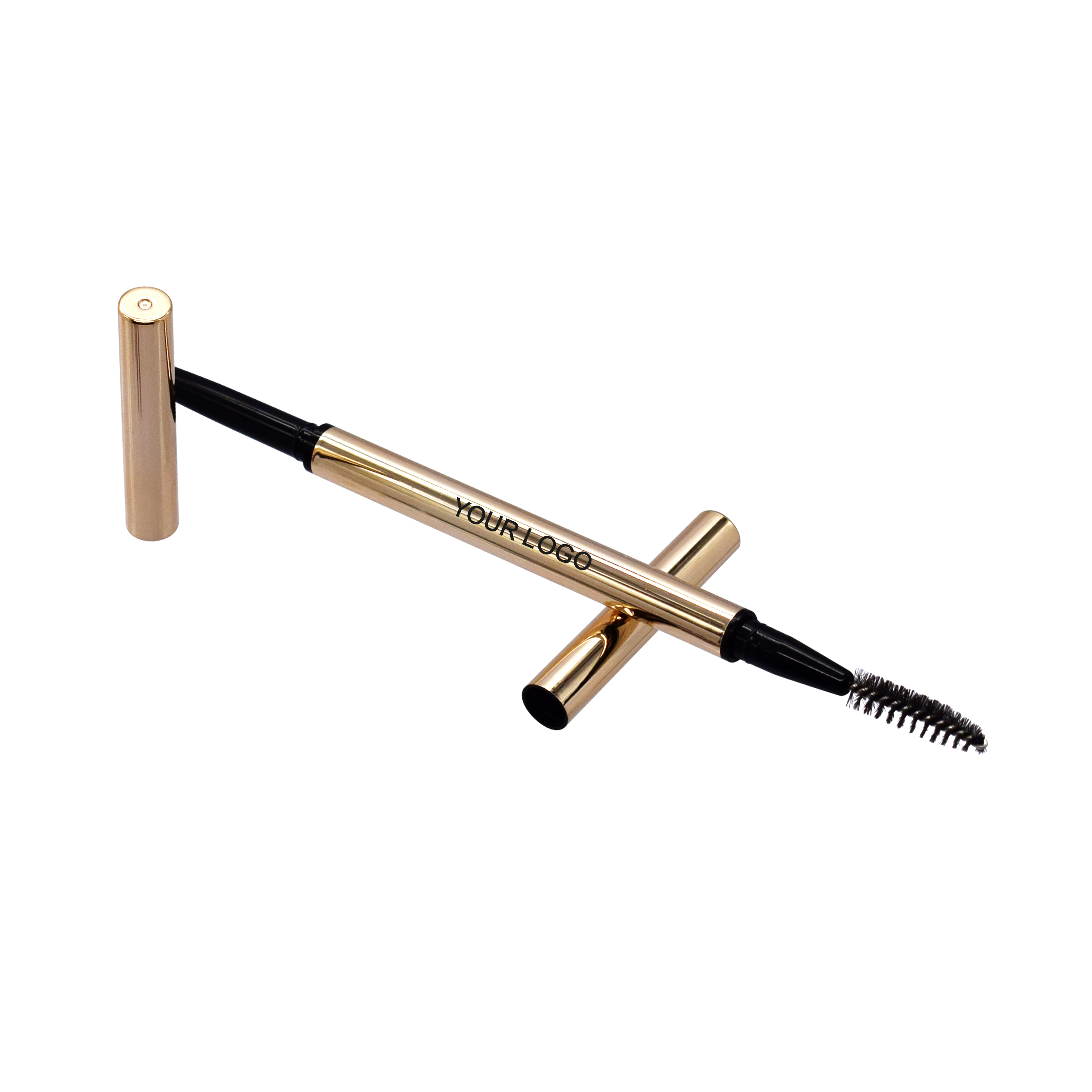 Waterproof Eyebrow Pencil with Fine Tip Spoolie Brush