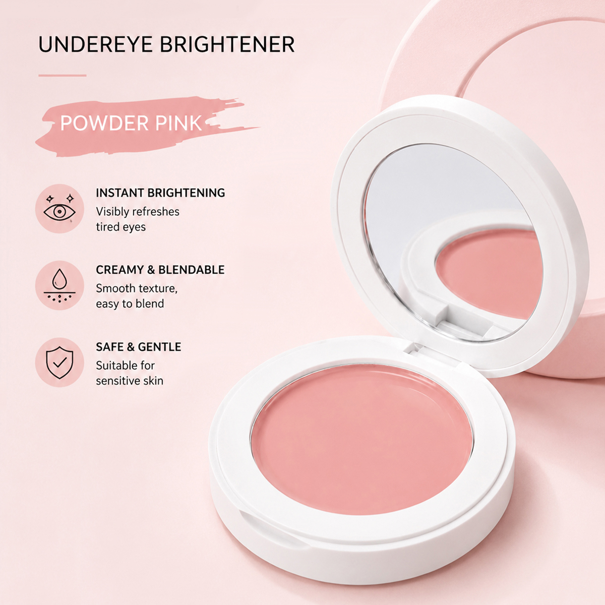 OEM Private Label Under Eye Brightener Balm Pink Corrector Supplier
