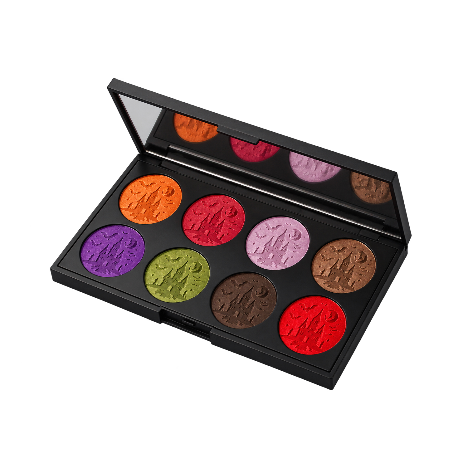 8 Color Halloween Eyeshadow Palette with Matte and Shimmer Shades 8 Color Halloween Eyeshadow Palette with Matte and Shimmer Shades