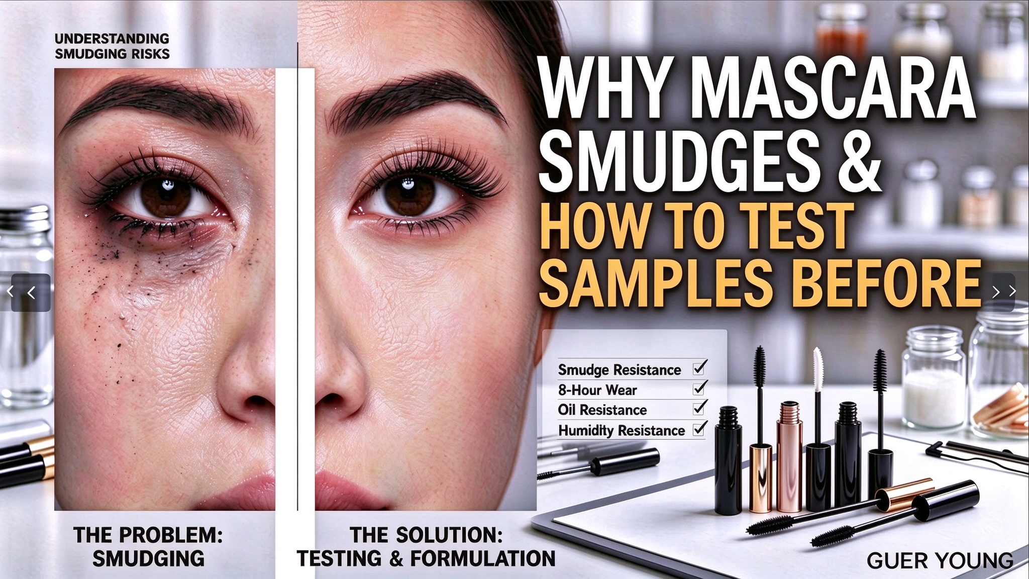 Why Does Mascara Smudge? How to Test Private Label Mascara Before Bulk Ordering