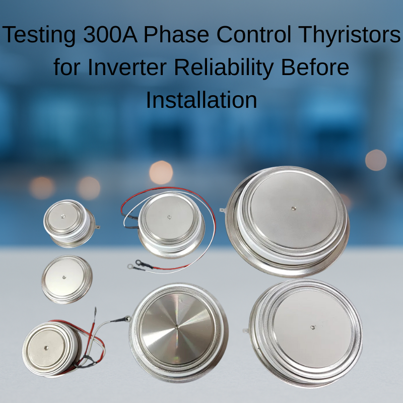 Testing 300A Phase Control Thyristors for Inverter Reliability Before Installation