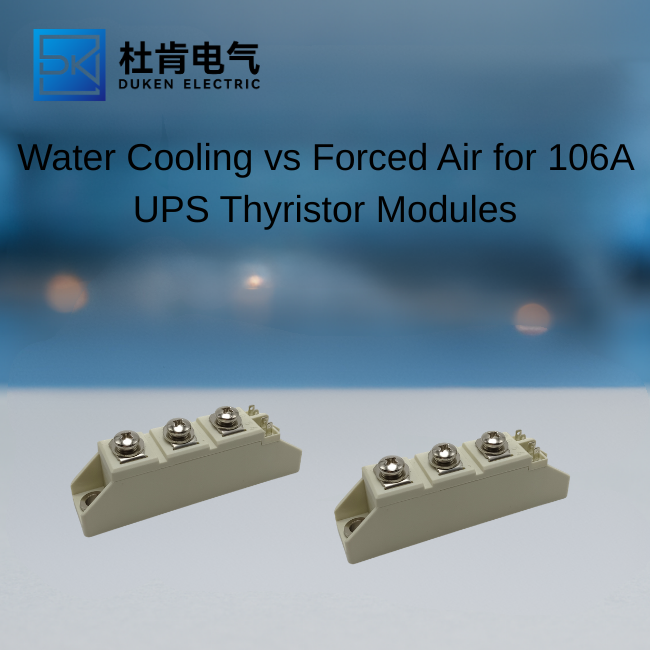 Water Cooling vs Forced Air for 106A UPS Thyristor Modules