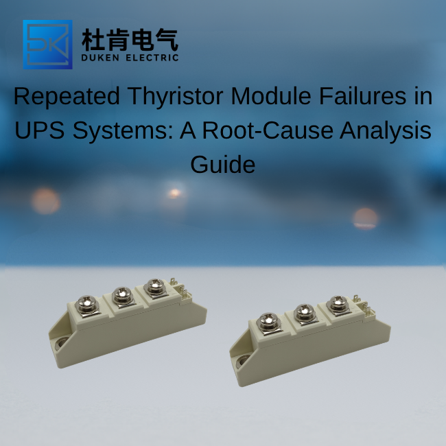 Repeated Thyristor Module Failures in UPS Systems: A Root-Cause Analysis Guide