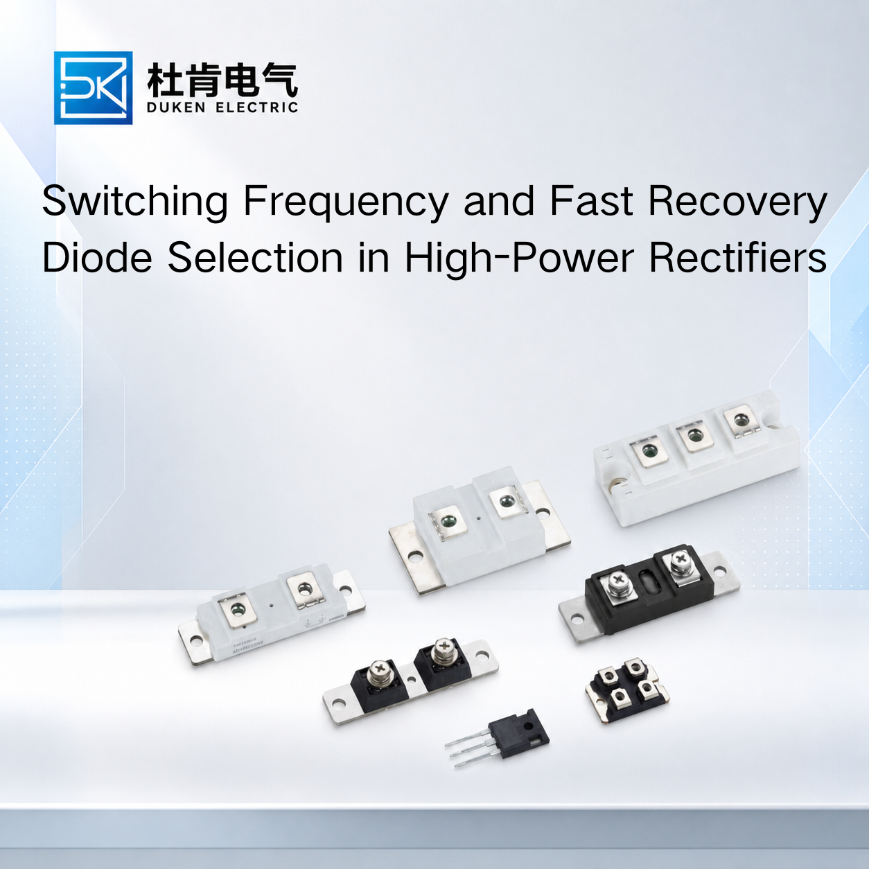 Switching Frequency and Fast Recovery Diode Selection in High-Power Rectifiers