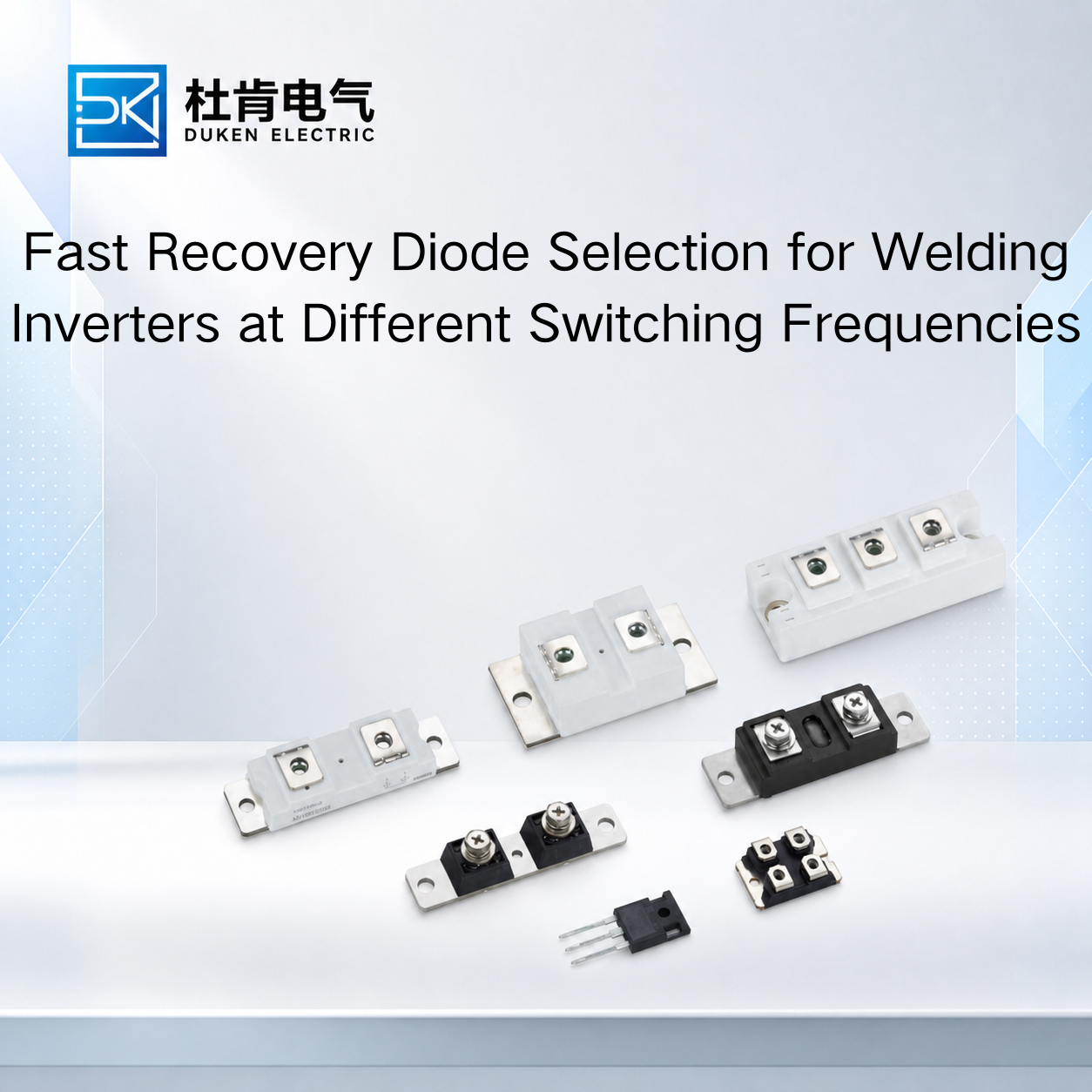 Fast Recovery Diode Selection for Welding Inverters at Different Switching Frequencies