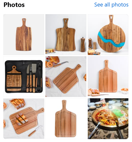 FSC Acacia Wood Cheese Board
