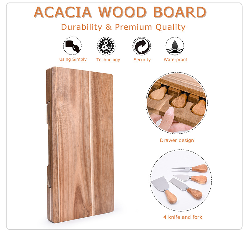 FSC Acacia Wood Cheese Board
