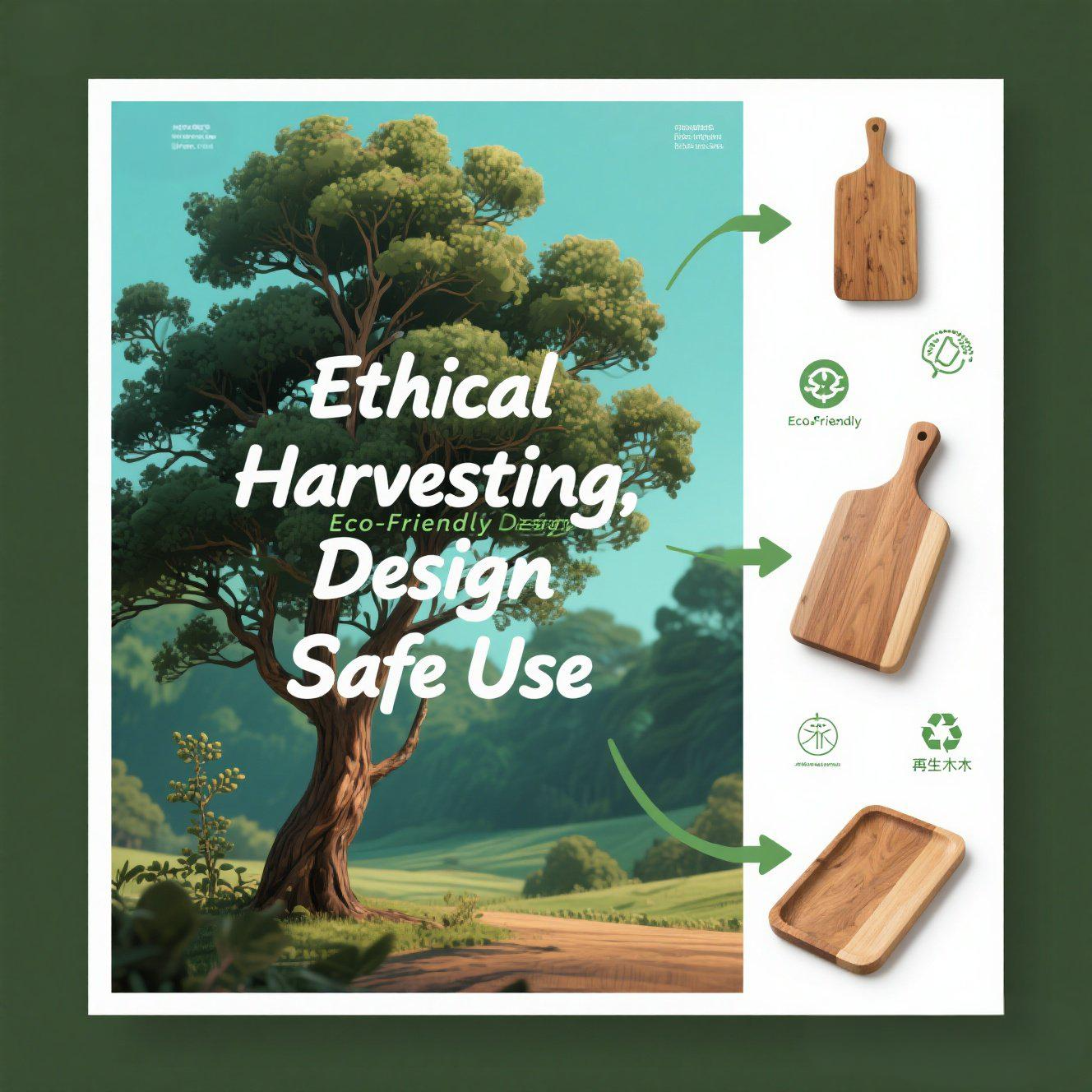 FSC Acacia Wood Cheese Board