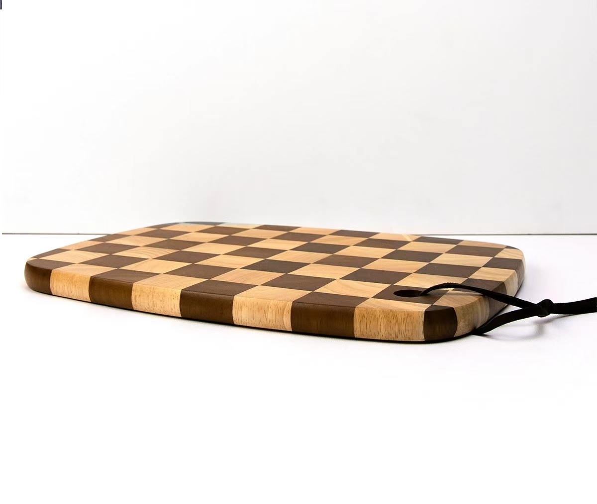 Reversible design Rubberwood Splicing Cutting Board