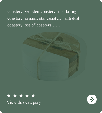 Wood coaster