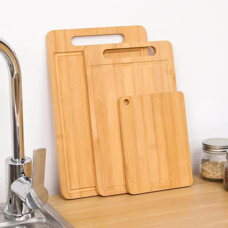 Antibacterial Home Kitchen Bamboo Cutting Board Set