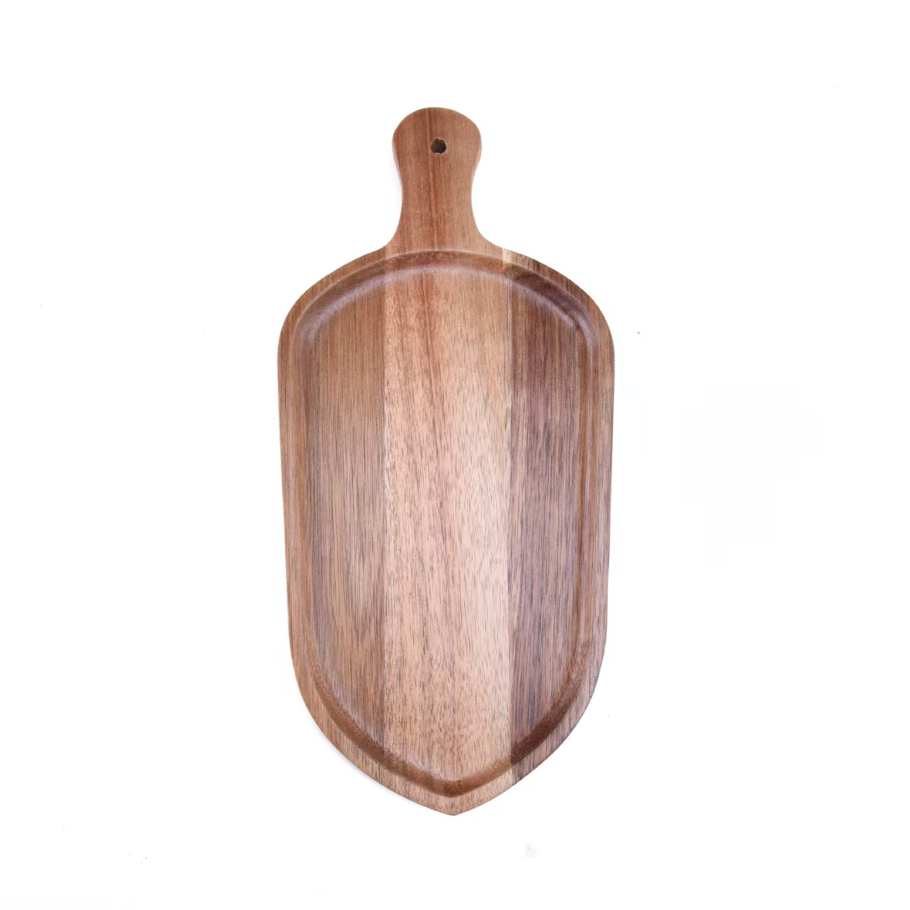 Food Grade Mangium acacia Wood Tray with Handle