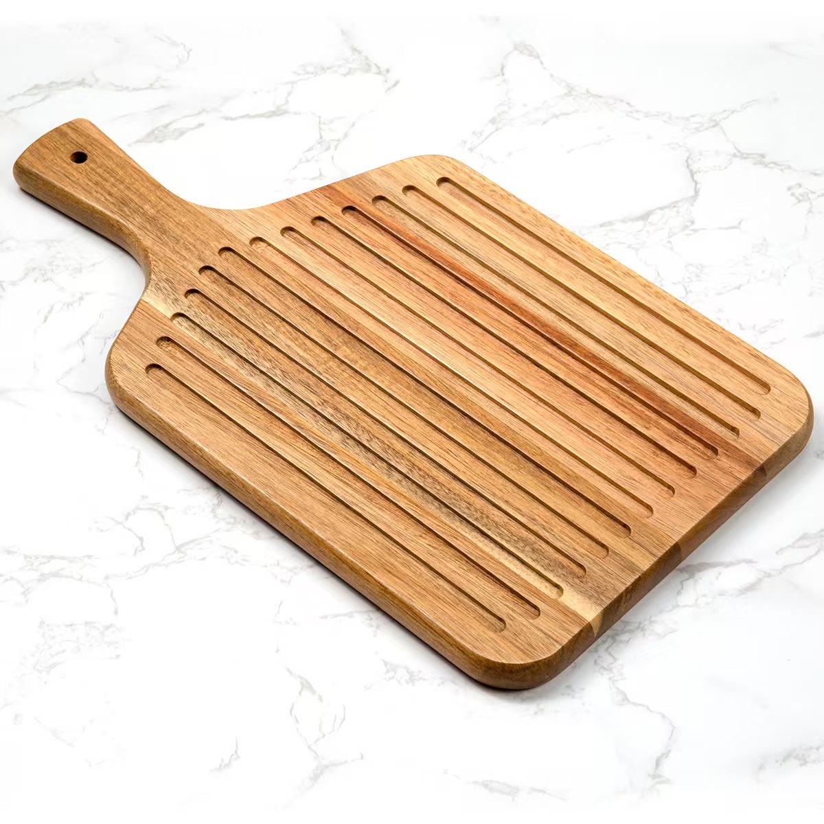 Household Grooved Acacia Wood Cutting Board