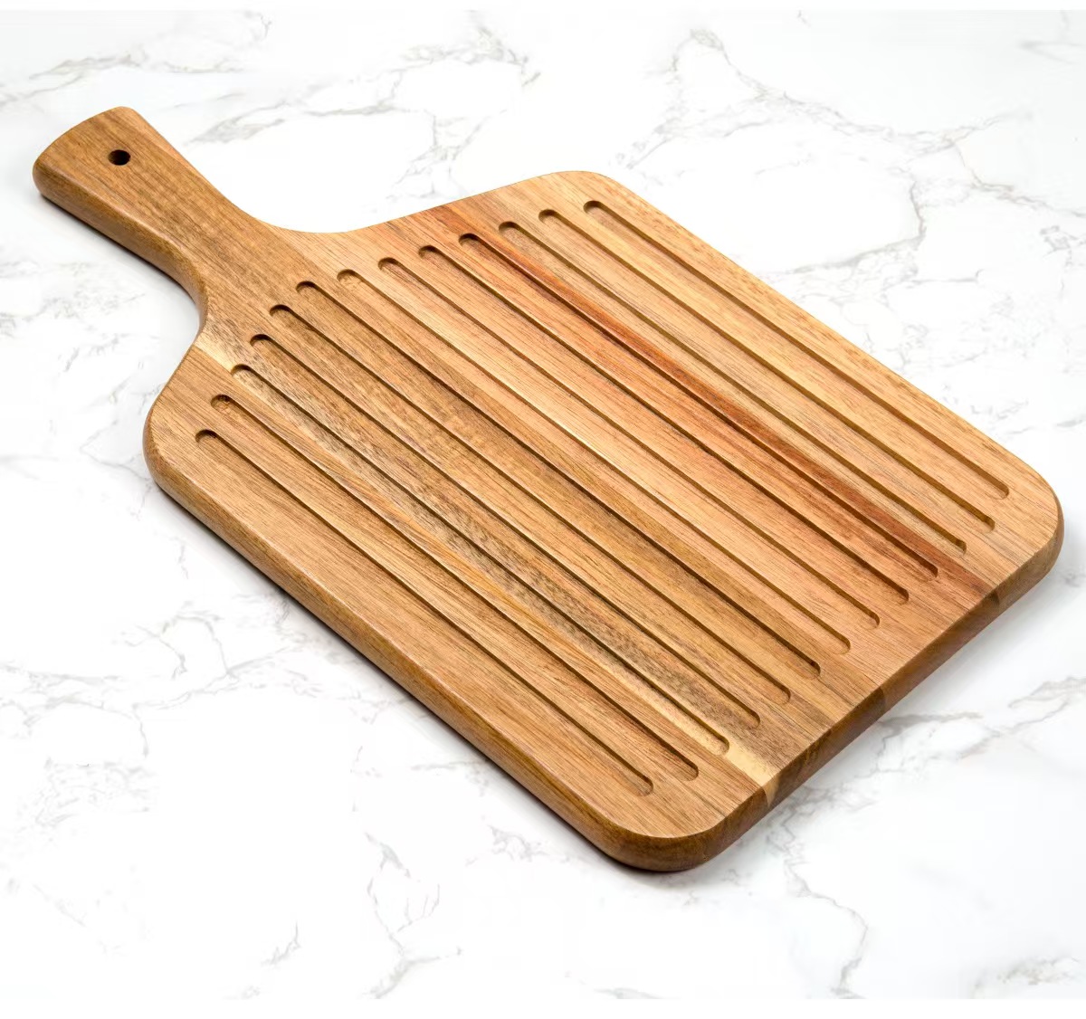 Household Grooved Acacia Wood Cutting Board