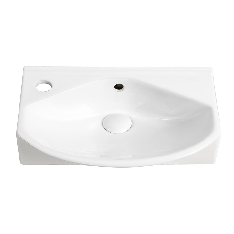 Modern Rectangular Ceramic Countertop Basin – BF0460