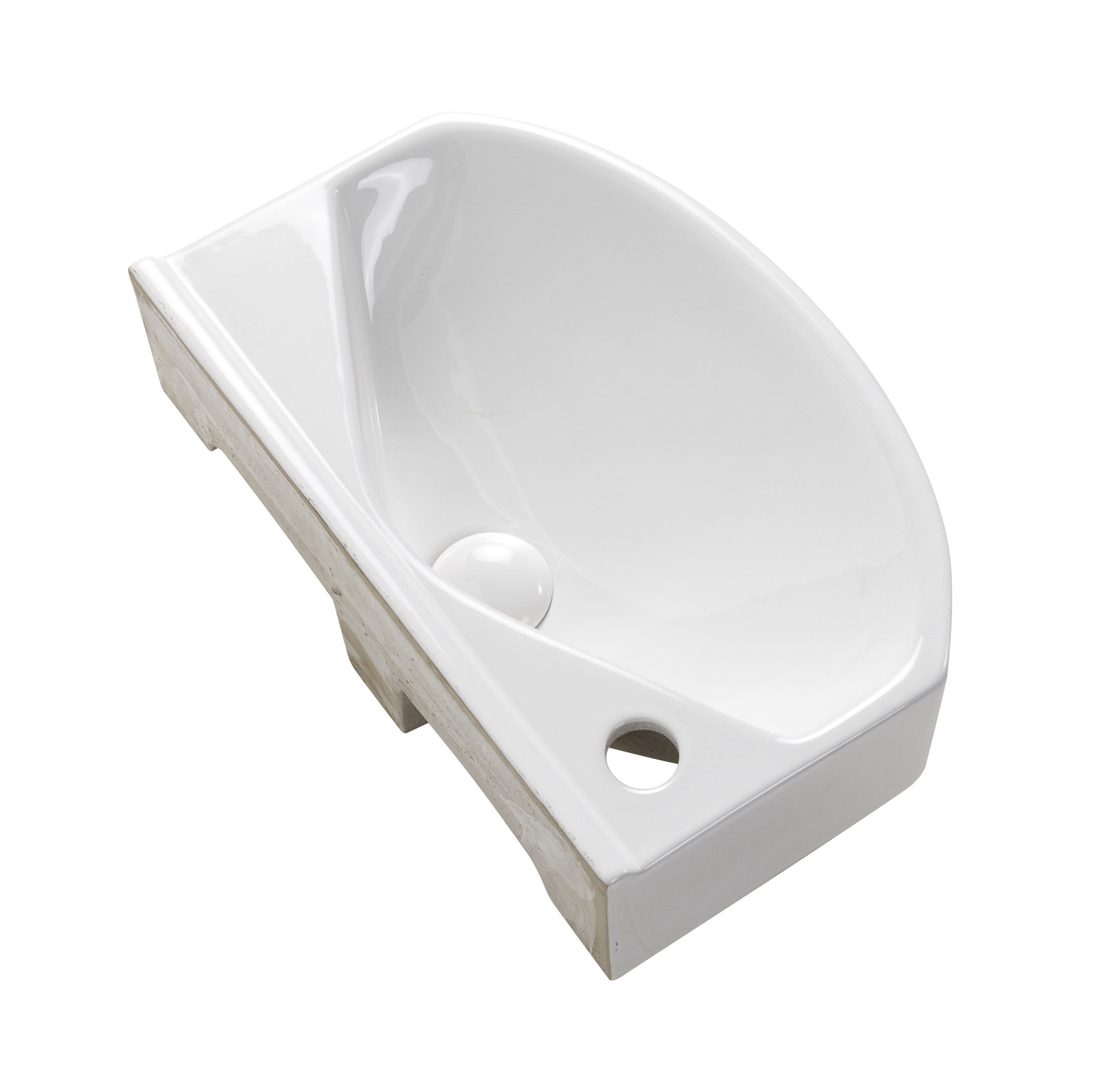 Modern Rectangular Ceramic Countertop Basin – BF0460
