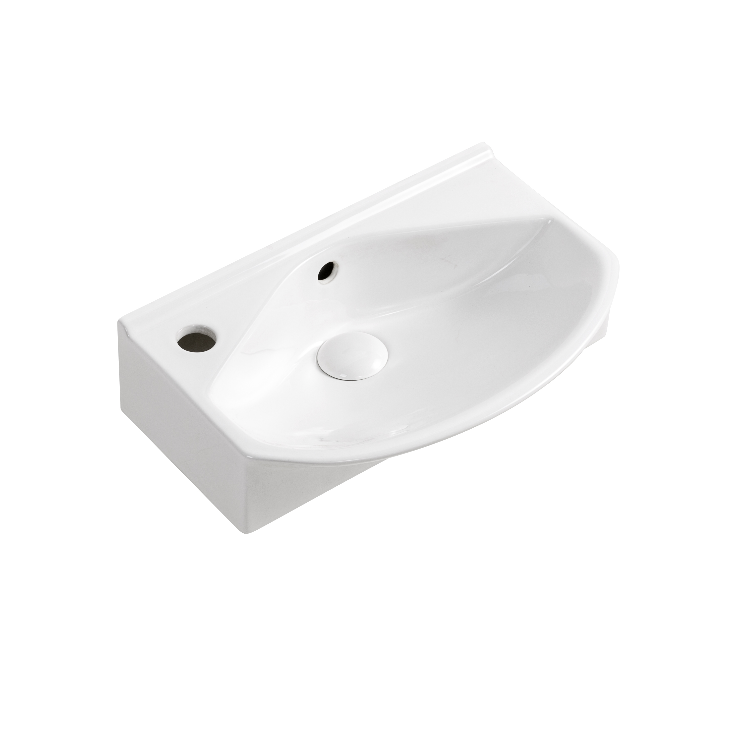 Modern Rectangular Ceramic Countertop Basin – BF0460