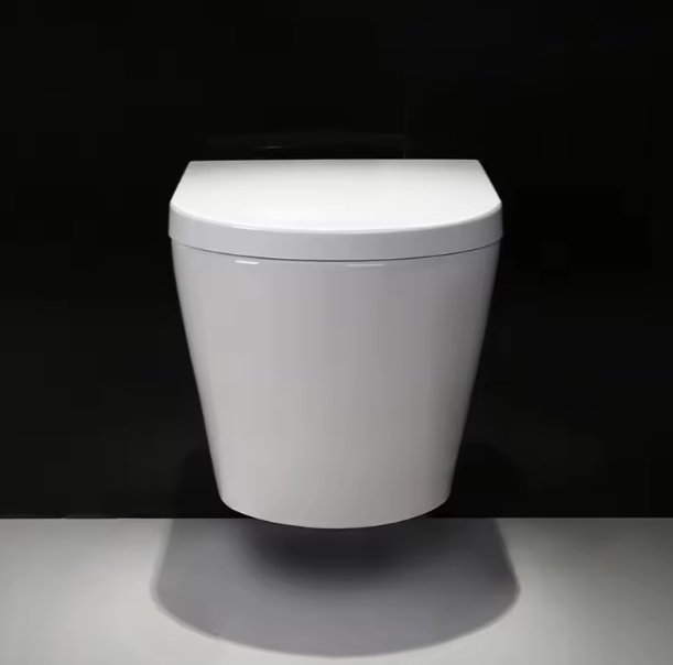 Luxury Wall-Hung Toilet BF2476 – Sleek Rimless Silent Ceramic WC with Dual Flush