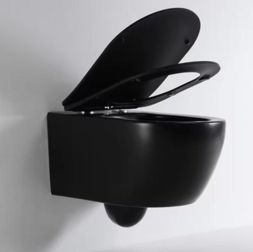Modern Wall-Hung Toilet – Space-Saving Sleek Ceramic Bathroom Fixture