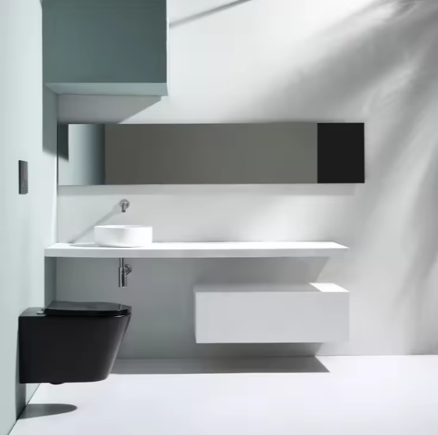 BF2390C Compact Floating Toilet – Quiet Flush & Eco-Efficient Design