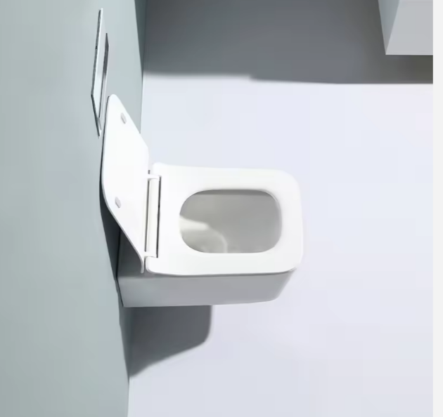 BF2467A Modern Wall-Mounted Dual-Flush Ceramic Toilet