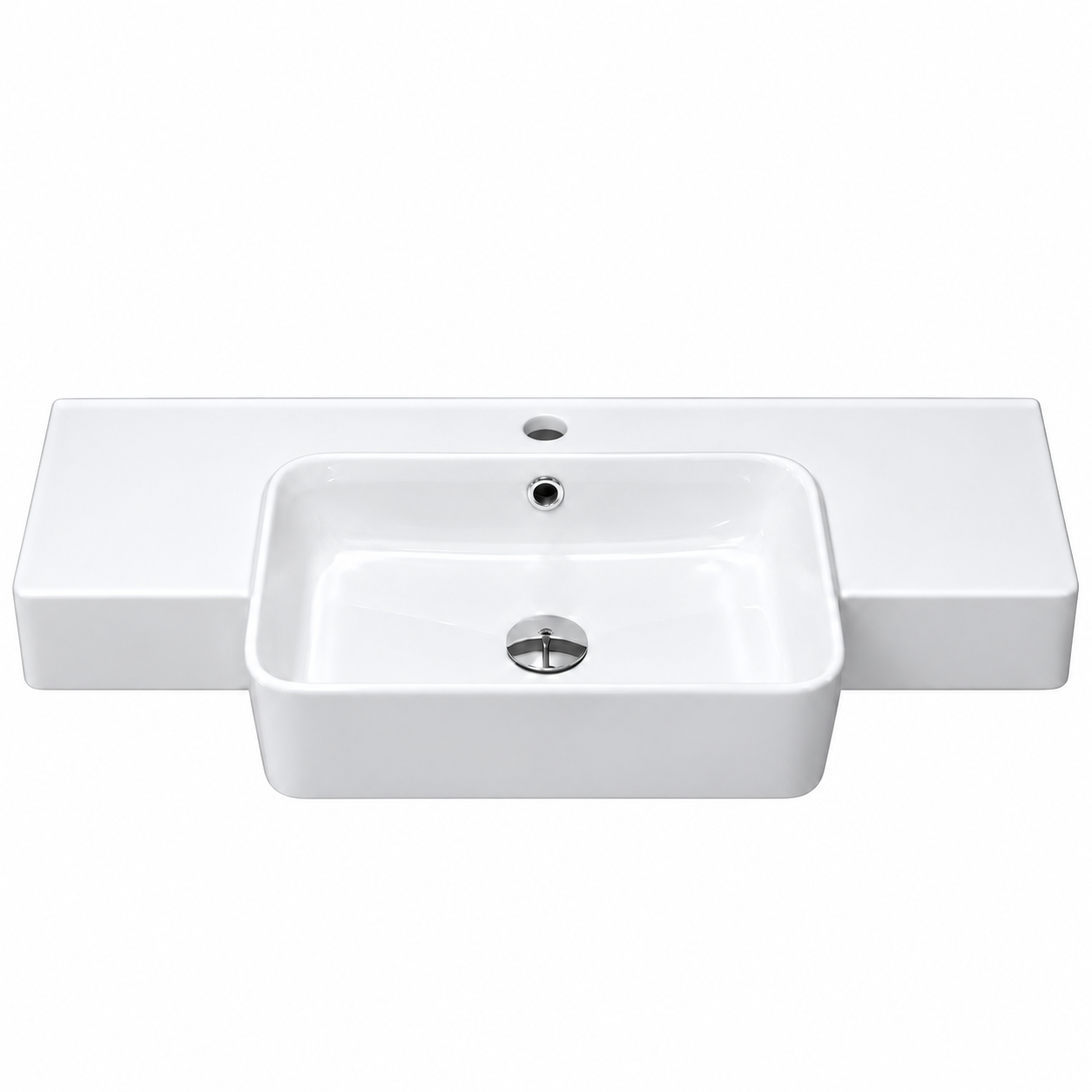 Modern Wall Hung Ceramic Wash Basin–BF0457