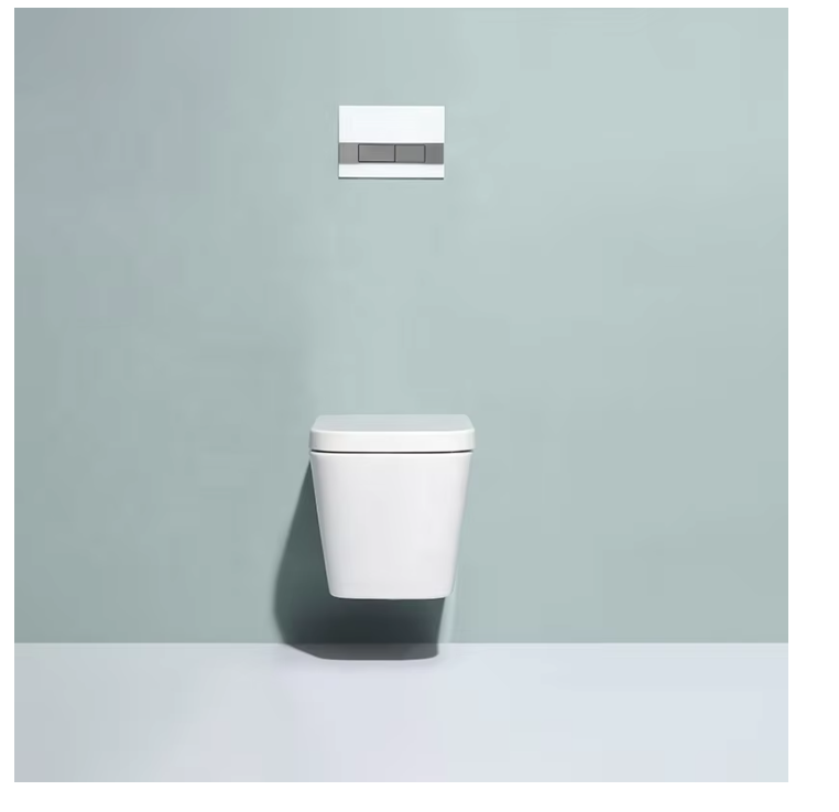 Modern Wall Hung Toilet with Concealed Tank – Space Saving Design, Dual Flush, Soft Close Seat