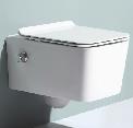 Modern Wall Hung Ceramic Toilet BF2467D-BD Dual Flush Bathroom WC