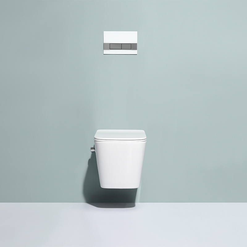 Rimless Wall-Hung Toilet, Model BF2370 - Stylish Ceramic Toilet with Washdown Flush