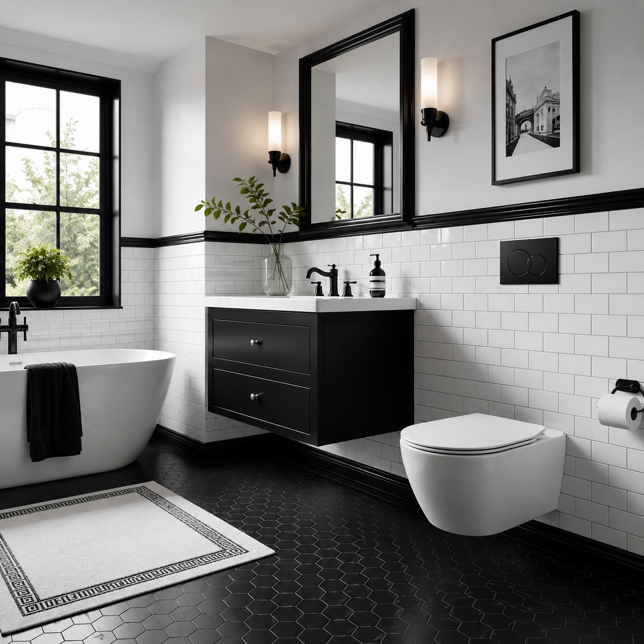 BF2375 Wall-Hung Ceramic Toilet with Cyclone Flushing